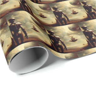 Papel De Presente SF Estilo de Mestrados Italiano 2
