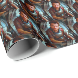 Papel De Presente SF Hero a bordo nave espacial 4