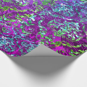 Papel De Presente Shallipare MultiFrota Real Barroco Damask