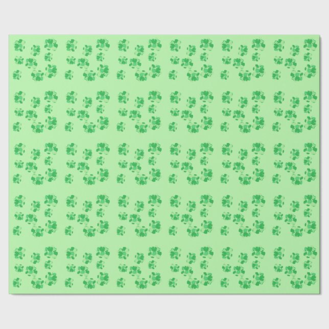 Papel De Presente Shamrock of Shamrocks WrapPaper (Barra)