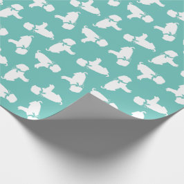 Papel De Presente Shar Pei Dog Puppy