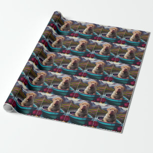 Papel De Presente Sharpei num Remo: Uma Aventura Cênica