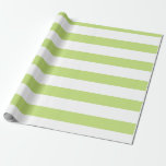 Papel De Presente Sherbet de limão e branco com distribuição horizon<br><div class="desc">Sherbet de limão e papel de enrolamento horizontal em branco</div>