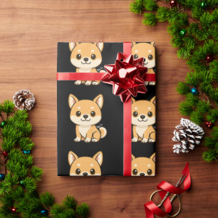 Papel De Presente Shiba Inu