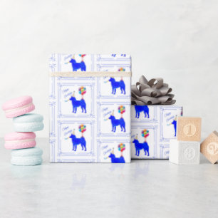 Papel De Presente Shiba Inu Birthday