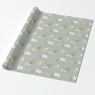 Papel De Presente Shiba Inu Wrapping Paper