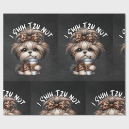 Papel De Presente Shih Tzu Wrapping Paper