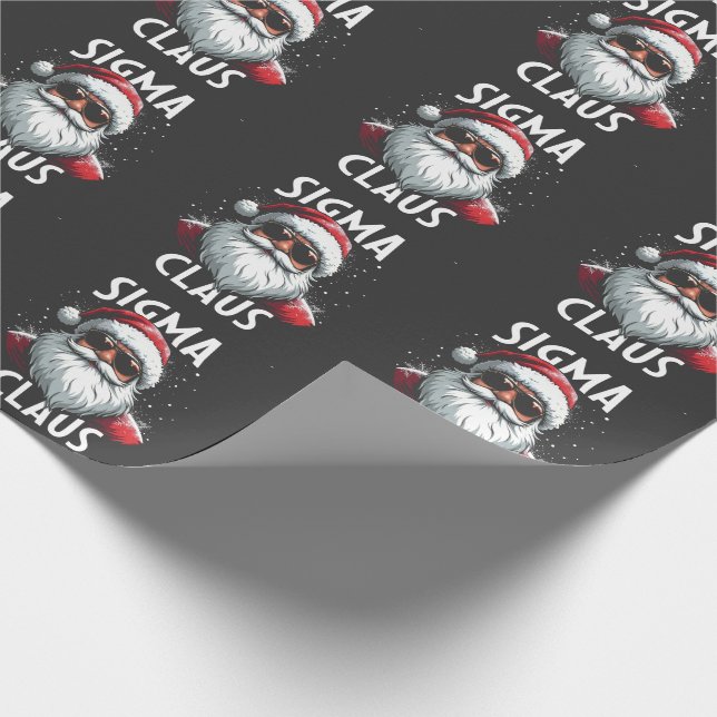 Papel De Presente Sigma Claus Funny Gen Alpha Escola Christma (Ponta)