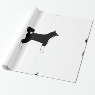 Papel De Presente Silhueta da cor de KBD