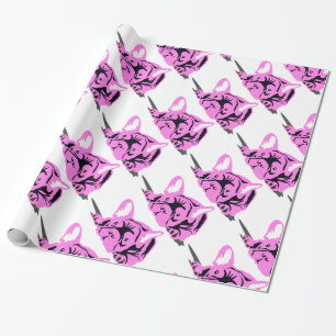 Papel De Presente Silhueta de Bulldog Francês