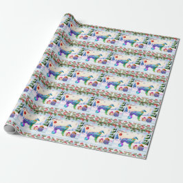 Papel De Presente Silken Windhound Natal