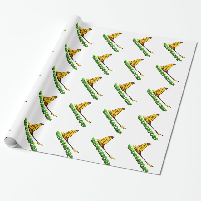 Papel De Presente símbolo animal madagascar (Desenrolado)