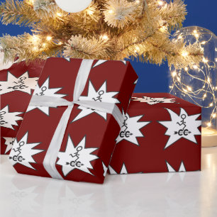 Papel De Presente Símbolo CC entre países executando quebra de pre