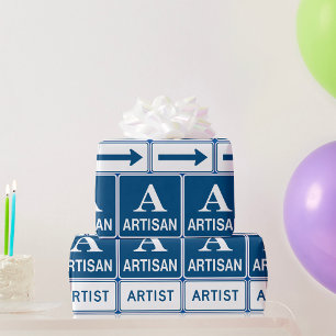 Papel De Presente Símbolo de Estrada Artista