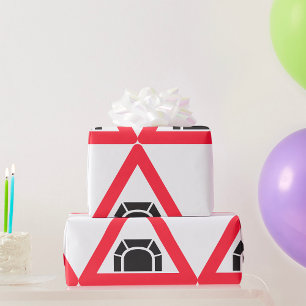 Papel De Presente Símbolo de Sinal de Estrada do Túnel