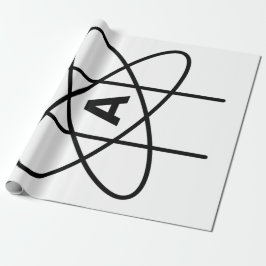 Papel De Presente Símbolo do ateísmo (Atom Emblem)
