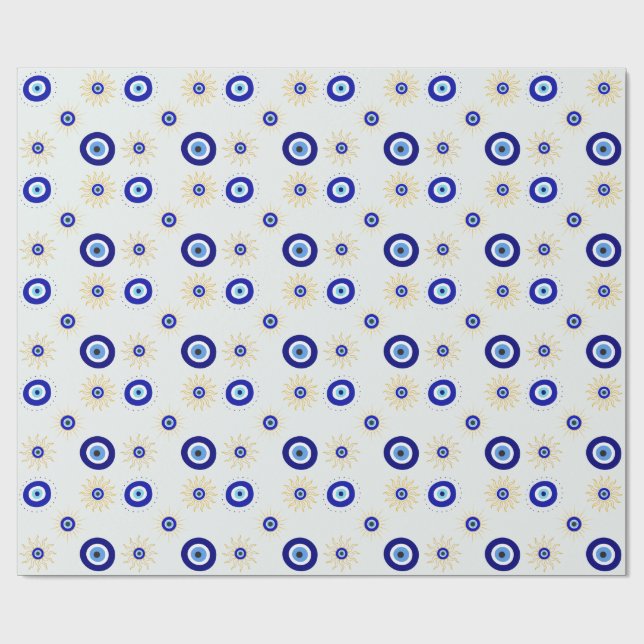 Papel De Presente Símbolo do Olho do Mal (Aberto)