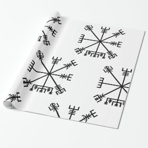 Papel De Presente Símbolo Viking Vegvisir