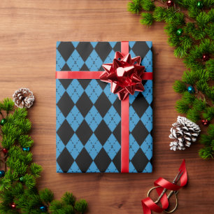 Papel De Presente Simetria Negrito