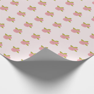 Papel De Presente Simples Cor-de-Rosa Rosa Rosa Rosa Rosa Rosa Cor-d