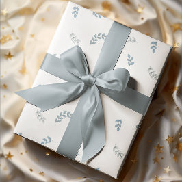 Papel De Presente Simples Cozy Boho deixa um fundo branco