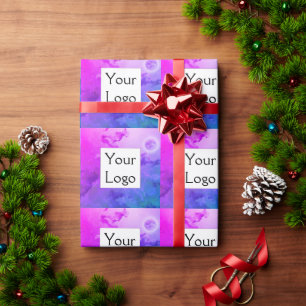 Papel De Presente simples e mínimo adicione seu logotipo/design aqui