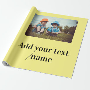 Papel De Presente simples e mínimo natal adicione seu texto fotográf