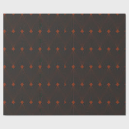 Papel De Presente Simples Natal preto e vermelho elegante