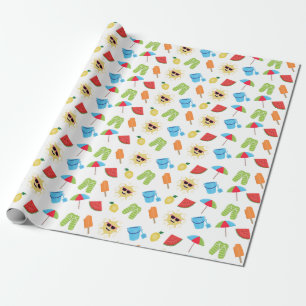 Papel De Presente Simplesmente Verão