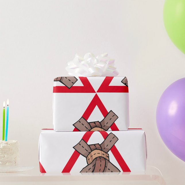 Papel De Presente Sinal de Estrada Encantada de Tráfego (Criador carregado)