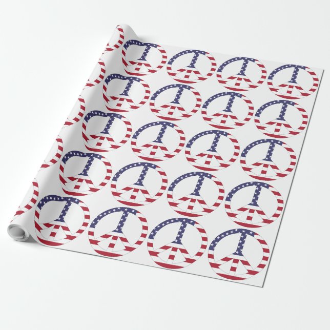 PAPEL DE PRESENTE SINAL DE PAZ DO BANCO AMERICANO (Desenrolado)