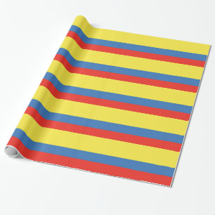 Papel De Presente Sinalizador Colômbia