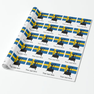 Papel De Presente sinalizador de suecia Sala de pressão