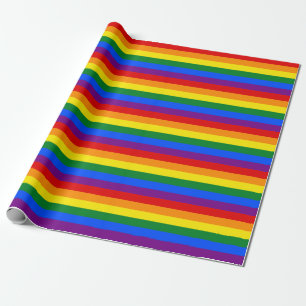 Papel De Presente Sinalizador do Orgulho Arco-Íris