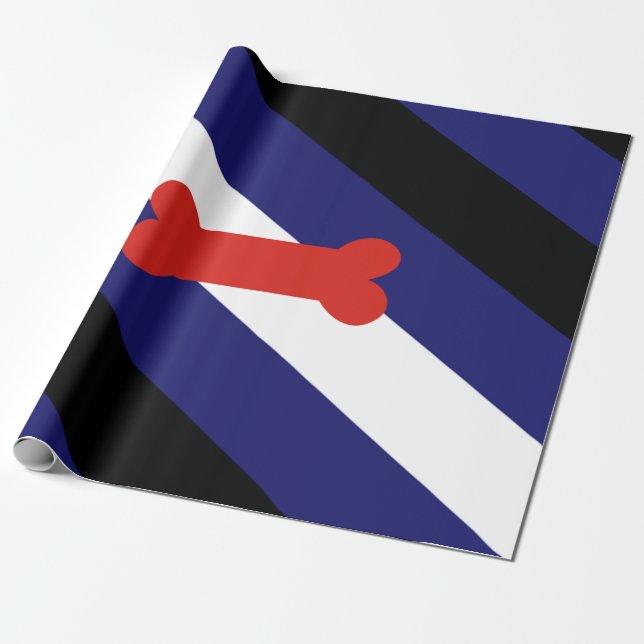Papel De Presente Sinalizador do Orgulho de Brincadeiras (Desenrolado)