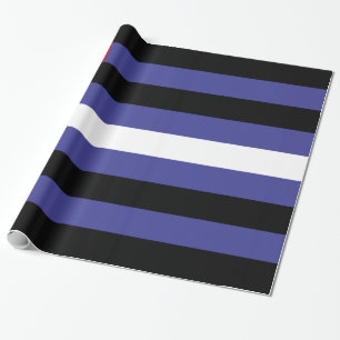 Papel De Presente Sinalizador do Orgulho de Couro