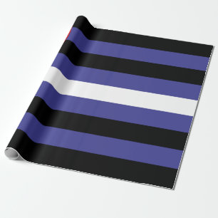 Papel De Presente Sinalizador do Orgulho de Couro