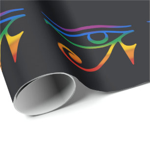 Papel De Presente Sinalizador do Orgulho do Gótico gay