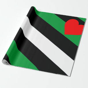 Papel De Presente Sinalizador do Orgulho Leather Boi