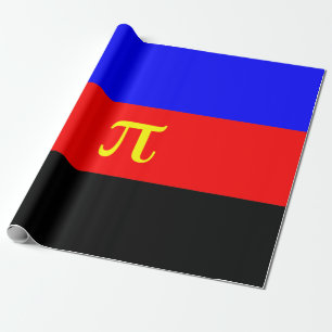 Papel De Presente Sinalizador do Orgulho Polimário