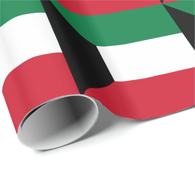 Papel De Presente Sinalizador Kuwait (Ponta do rolo)