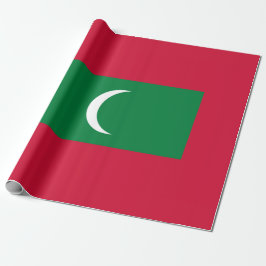 Papel De Presente Sinalizador Maldivas (República das Maldivas)