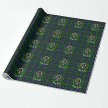 Sinclair Scottish Clan Tartan & Crest