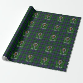 Papel De Presente Sinclair Scottish Clan Tartan & Crest