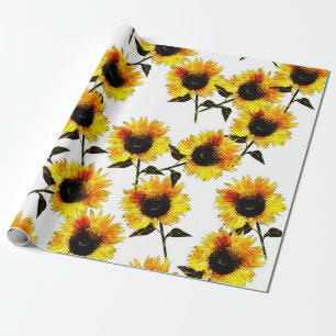 Papel De Presente Sinfonia de girassol