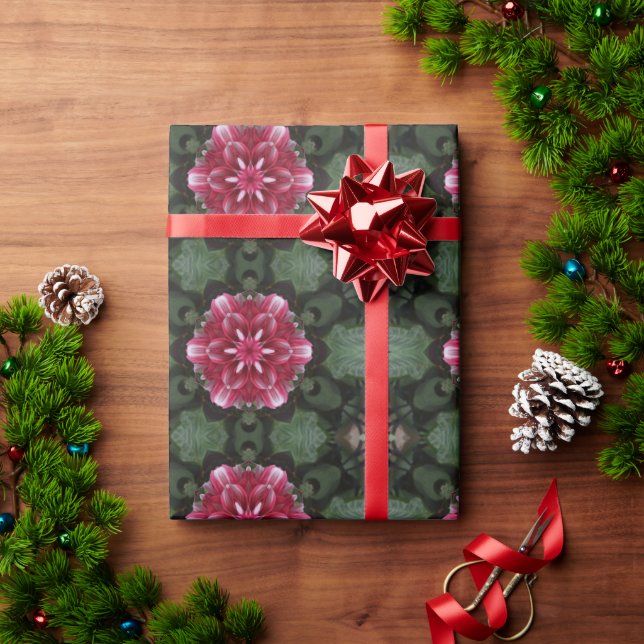 Papel De Presente Sinfonia de Pétalas (Presente de Natal)