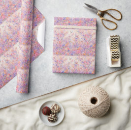 Papel De Presente Sinfonia do Jardim de Primavera