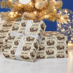 Papel De Presente Sinos de Natal