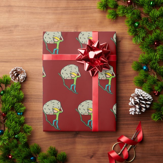 Papel De Presente Sísifo (Presente de Natal)