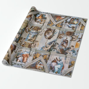Papel De Presente Sistine Chapel Ceiling Michelangelo